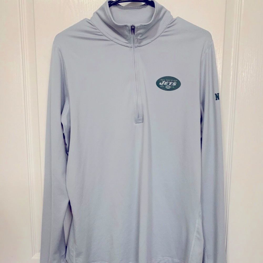 Nike Gray Quarter-Zip Sweatshirt
